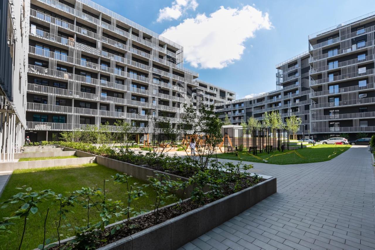 Wola Cosy White Apartment Warsaw Exterior photo